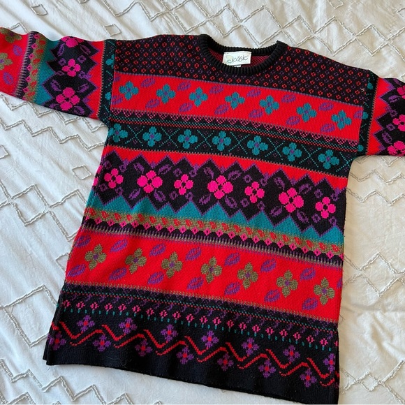 vintage longline tunic sweater - Picture 6 of 11